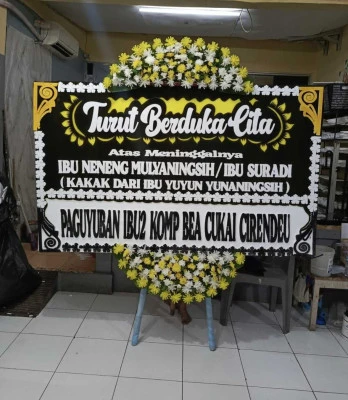 Papan Bunga di Cibeunying Kidul